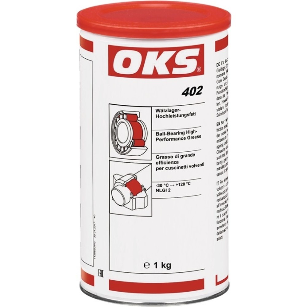 Produktabbildung: OKS Wälzlagerhochleistungsfett 402 beige 1kg Dose