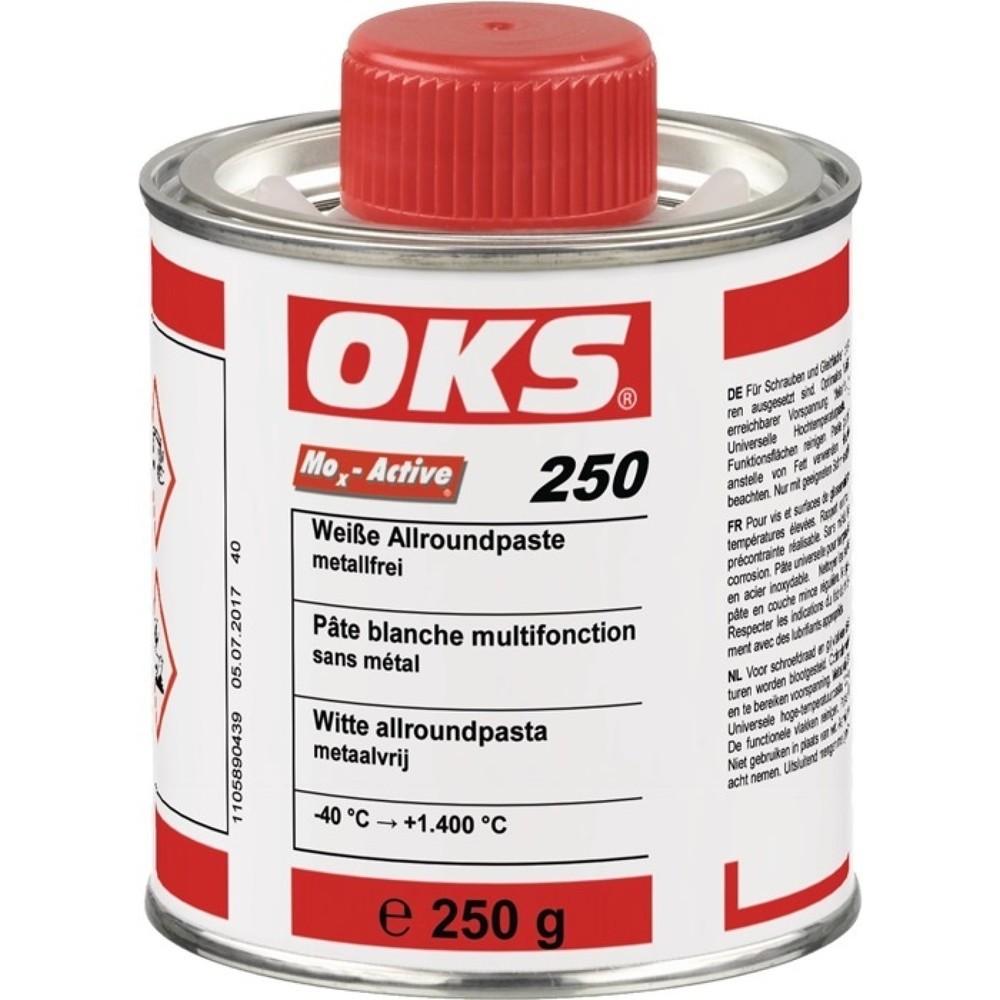 Produktabbildung Nr. 1: OKS Weisse Allroundpaste OKS 250, 250 g, weiss, Pinseldose