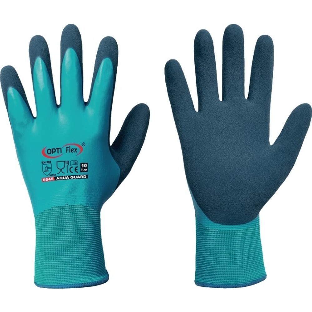 Illustration du produit: OPTIFLEX Handschuhe Aqua Guard Gr.8 blau EN 388