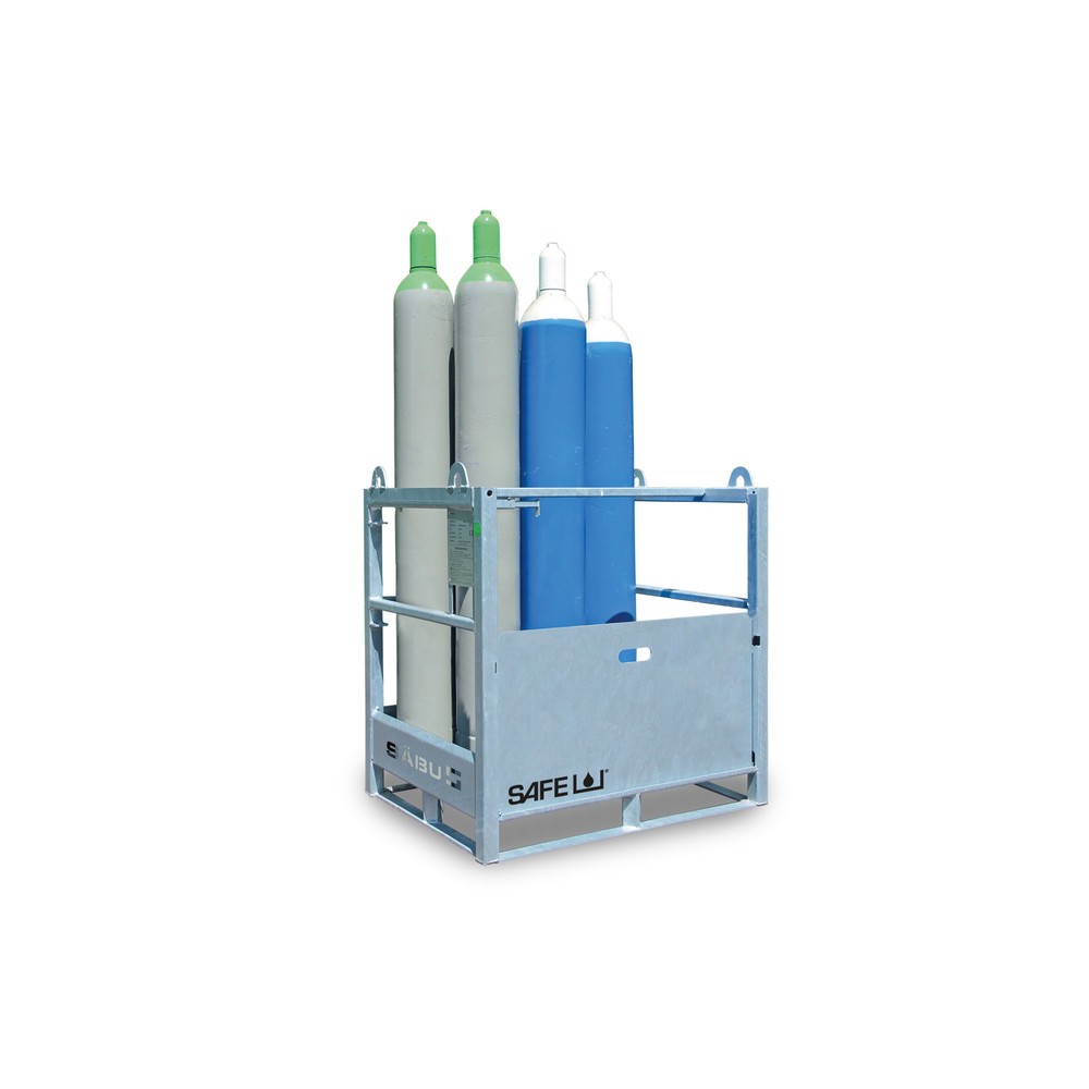 Illustration du produit: Palette à bouteilles de gaz GFP 12, pour 12 bouteilles de gaz de 50 l chacune