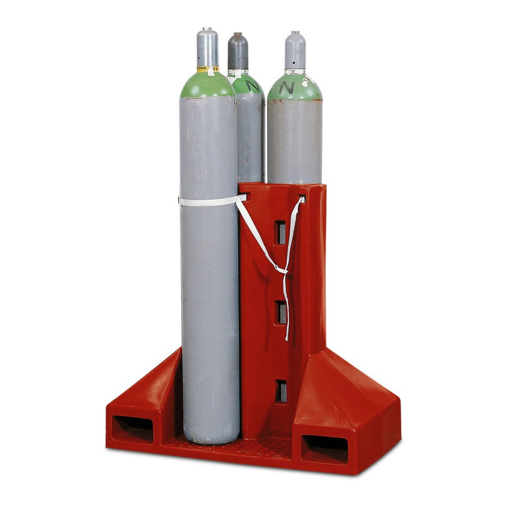 Illustration du produit: Palette de bouteilles de gaz GFP-4, sangle d'arrimage incluse