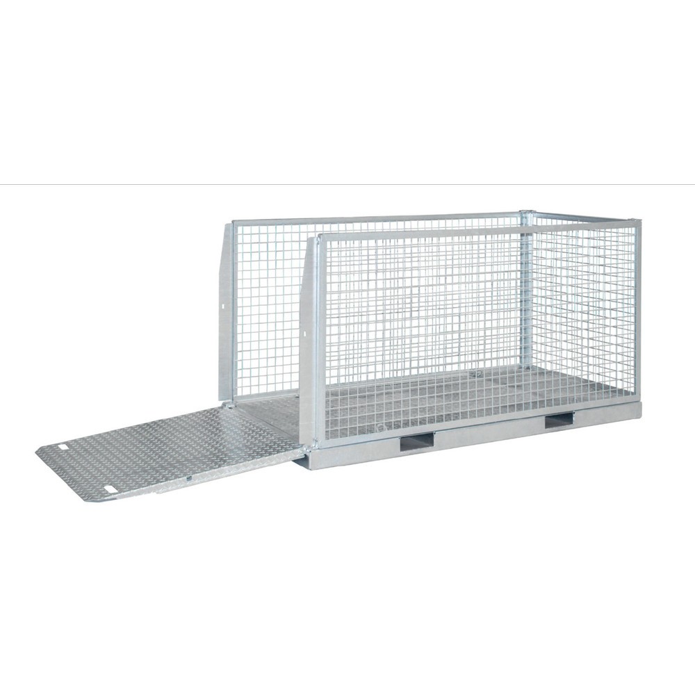 Produktabbildung Nr. 2: Palette de transport de matériel Bauer® MTP 2000, galvanisée à chaud
