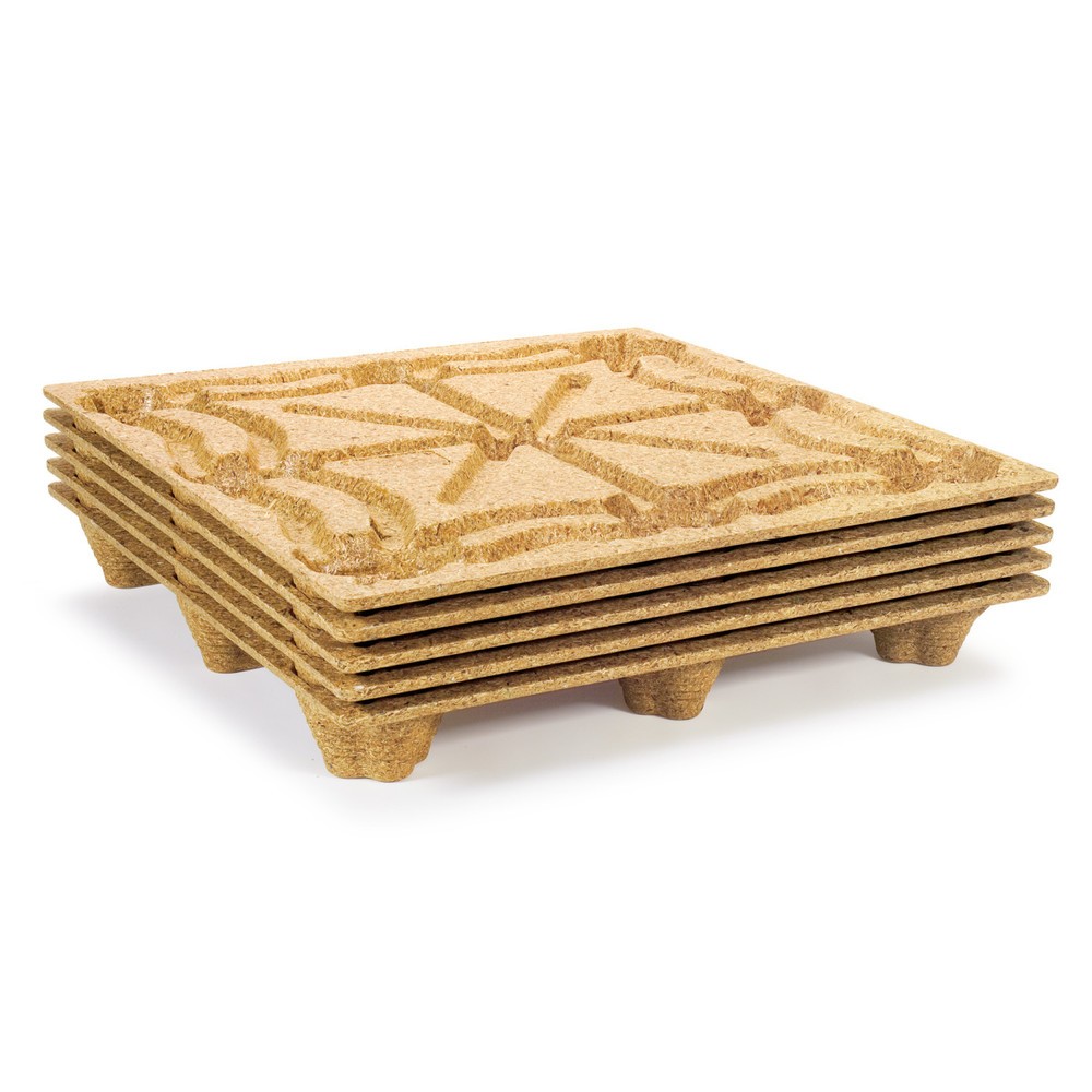 Produktabbildung Nr. 3: Palette en bois pressé, format CONTAINER, L x l 1 140 x 1 140 mm, capacité de charge dyn. 1 250 kg, 9 pieds