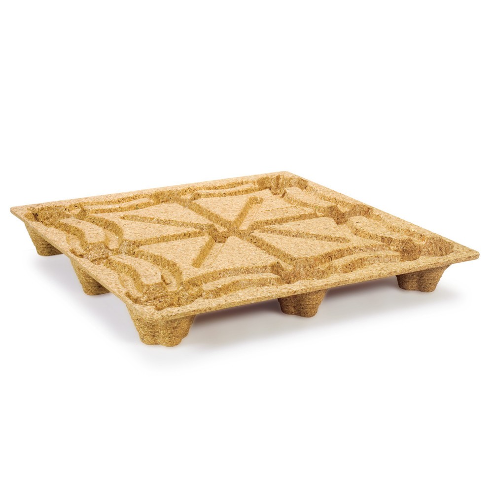 Produktabbildung Nr. 1: Palette en bois pressé, format CONTAINER, L x l 1 140 x 1 140 mm, capacité de charge dyn. 900 kg, 9 pieds