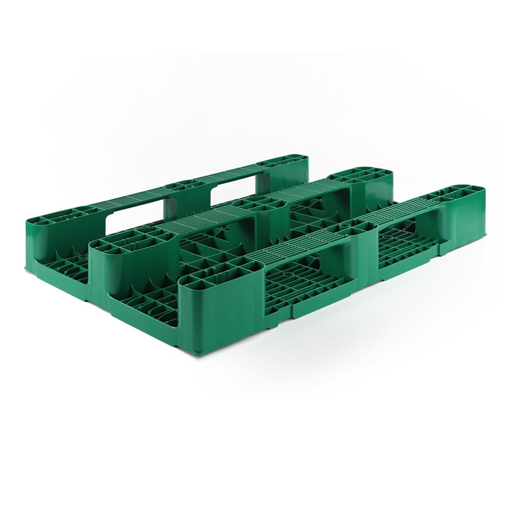 Produktabbildung Nr. 2: Palette en plastique, 1 200x800x145 mm, verte