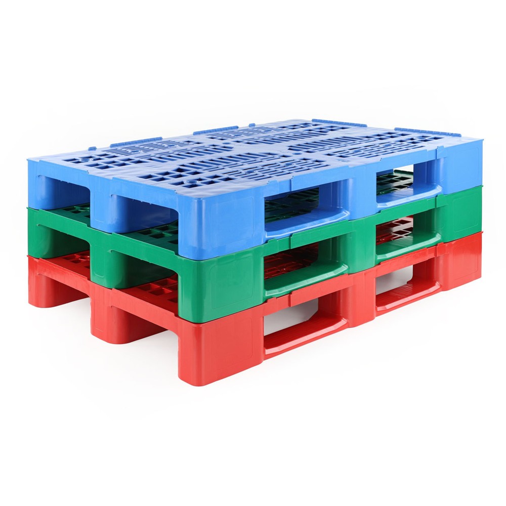 Produktabbildung Nr. 3: Palette en plastique, 1 200x800x145 mm, verte