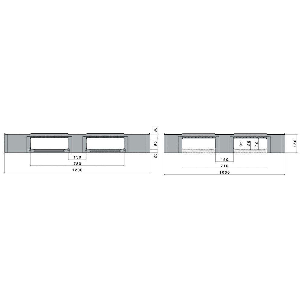 Produktabbildung Nr. 3: Palette en plastique CRAEMER, type D3-ECO