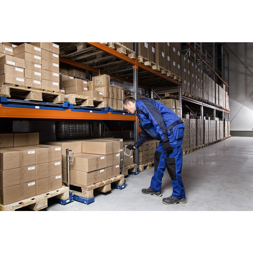 Produktabbildung Nr. 2: Palettenauszug, Bodenmodell, Tragkraft 1.000 kg, 85 % Auszugstiefe, mit 500 mm Easy-Action-Griff