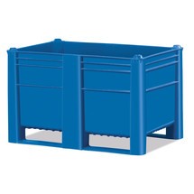 Palettenbox, mit Ablassventil