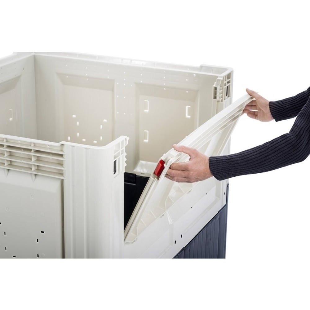 Produktabbildung Nr. 2: Palettenbox, klappbar, geschlossen, 1200x1000x973 mm, mit 4 Füssen