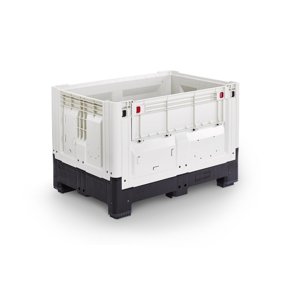 Produktabbildung: Palettenbox, klappbar, geschlossen, 1200x800x800 mm, mit 4 Füssen