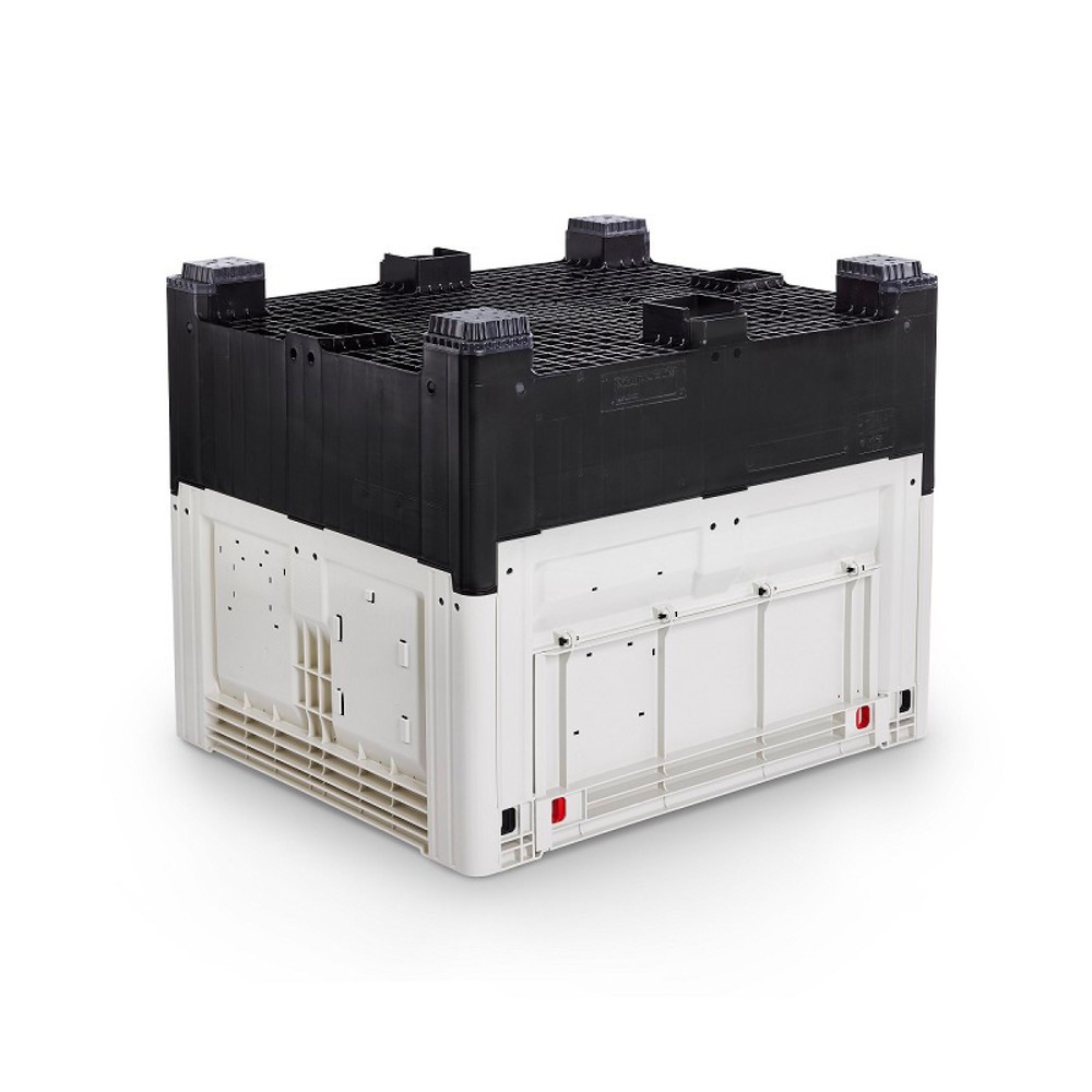 Produktabbildung Nr. 4: Palettenbox, klappbar, geschlossen, 1200x1000x800 mm, mit 4 Füssen