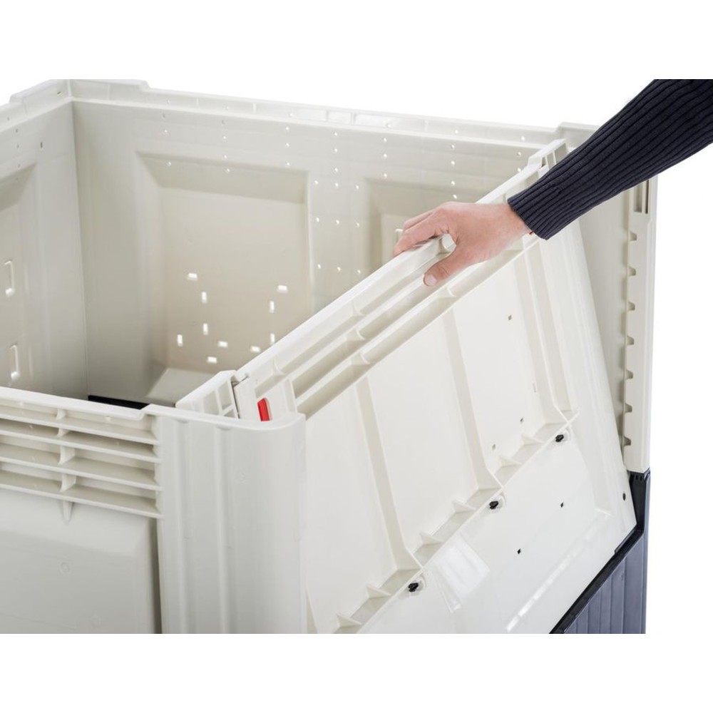 Produktabbildung Nr. 3: Palettenbox, klappbar, geschlossen, 1200x800x973 mm, mit 4 Füssen