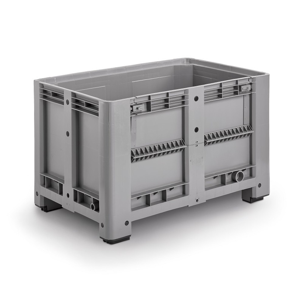 Produktabbildung Nr. 2: Palettenbox M, 1200x800x760 mm, geschlossen, mit Entnahmeklappe und 4 Füssen