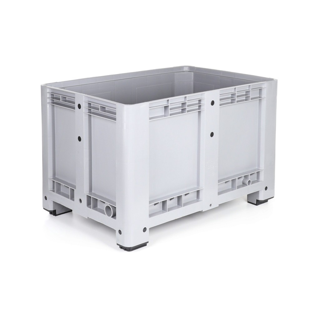 Produktabbildung: Palettenbox M, 1200x800x760 mm, geschlossen, mit 4 Füssen