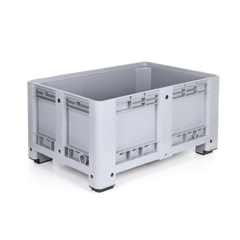 Produktabbildung: Palettenbox M, 1200x800x580 mm, geschlossen, mit 4 Füssen