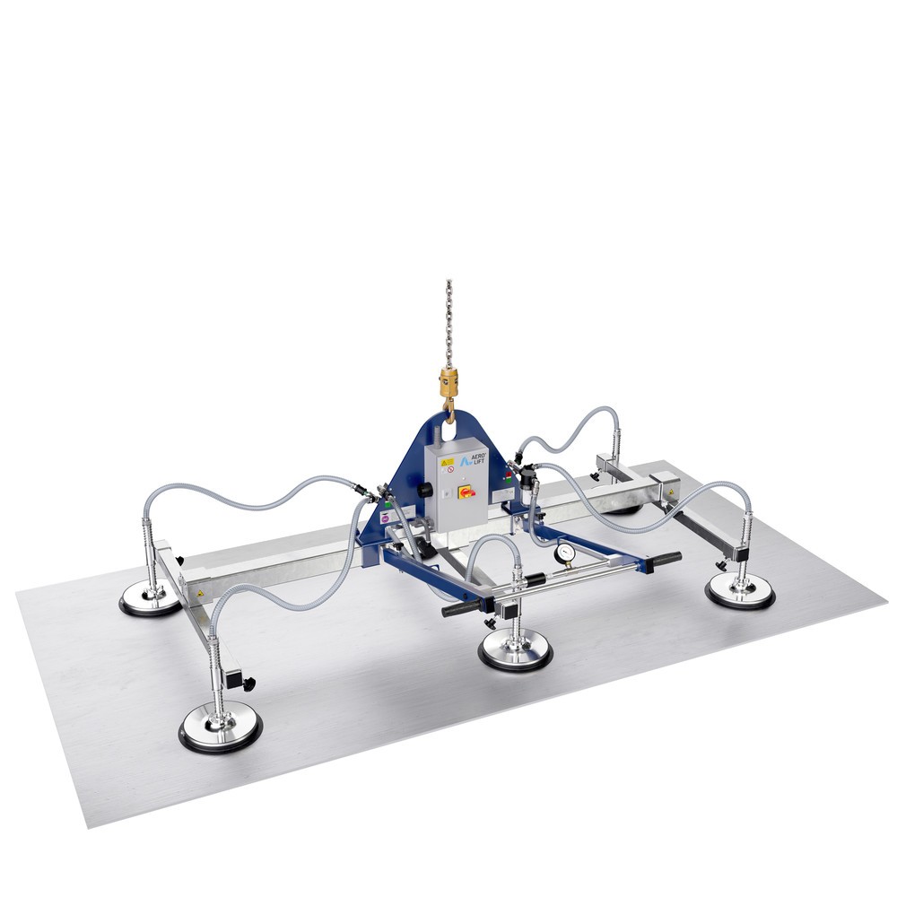 Produktabbildung Nr. 2: Palonnier à ventouses AERO-LIFT®, avec 4 plaques-ventouse, capacité de charge 150 kg