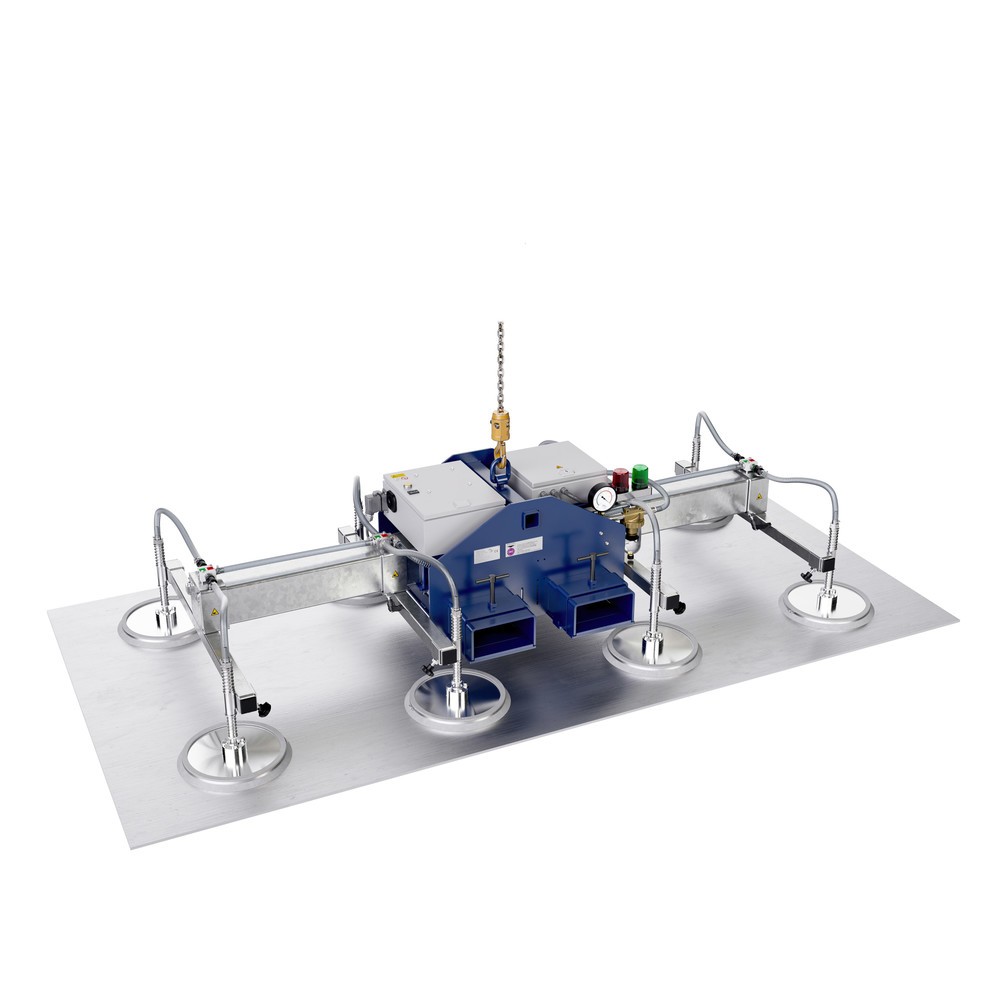 Produktabbildung Nr. 2: Palonnier à ventouses AERO-LIFT® AERO-SELECT, avec 4 plaques-ventouse, capacité de charge 150 kg, longueur de traverses 2 000 mm