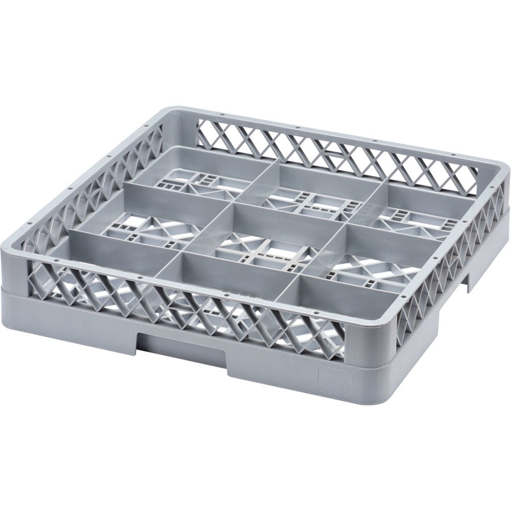 Illustration du produit: Panier de lavage Stalgast pour verres et tasses 9 compartiments 500 x 500 mm