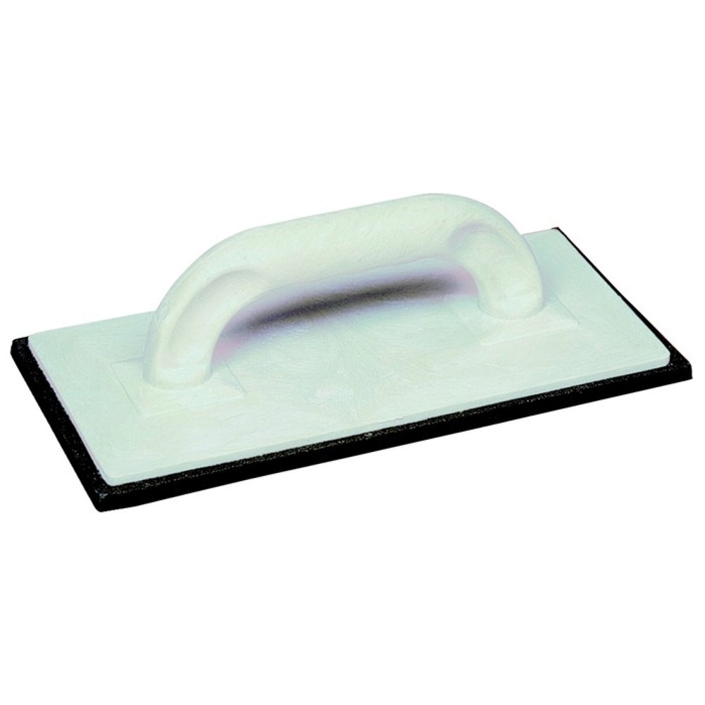 Illustration du produit: Platoir à lisser avec garniture caoutchouc alvéolaire plastique L280xl140xS10 mm