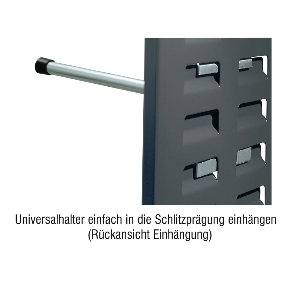 Produktabbildung Nr. 4: Panneau à fentes, Hxl 450 x 2 000 mm, gris clair