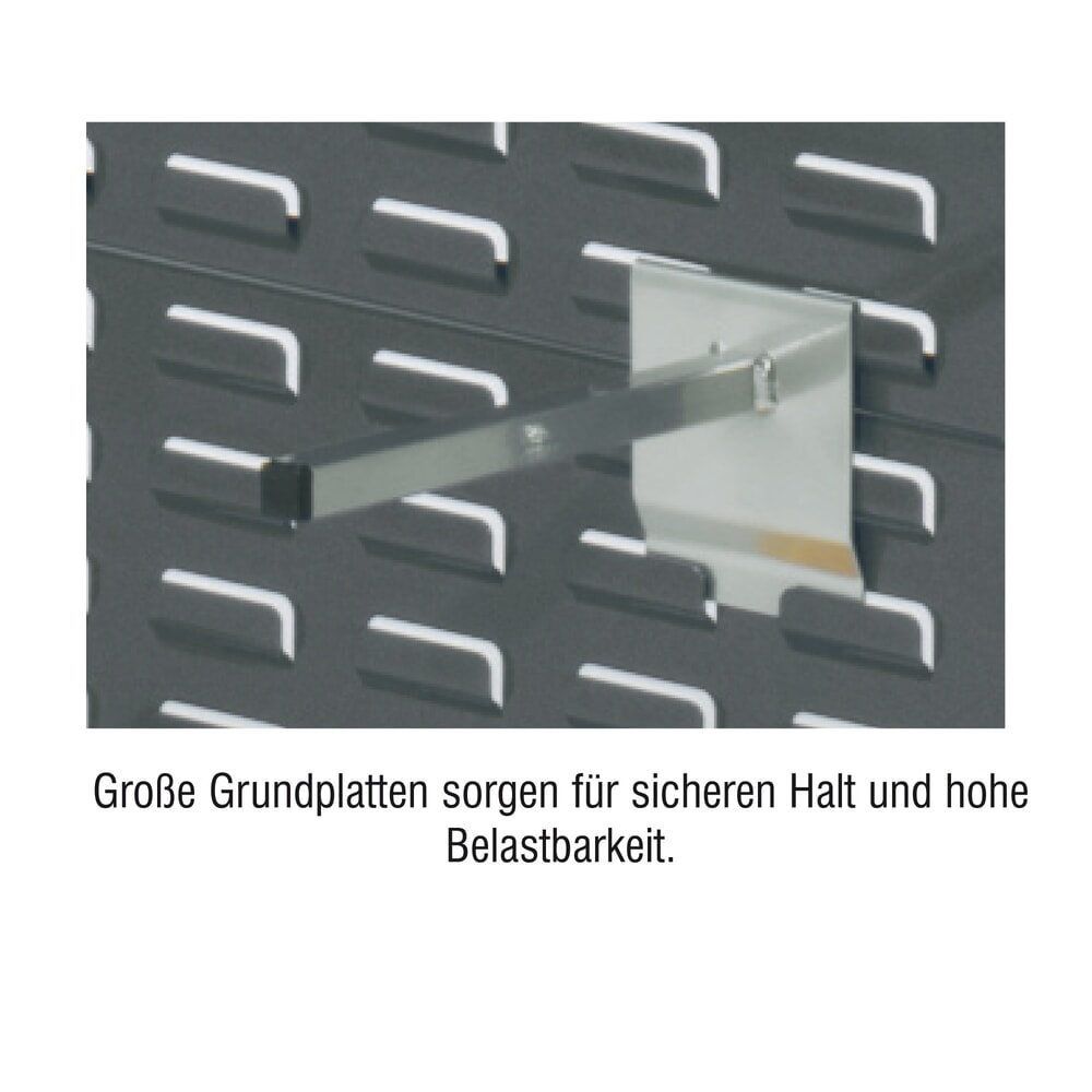 Produktabbildung Nr. 6: Panneau à fentes, Hxl 450 x 2 000 mm, gris clair