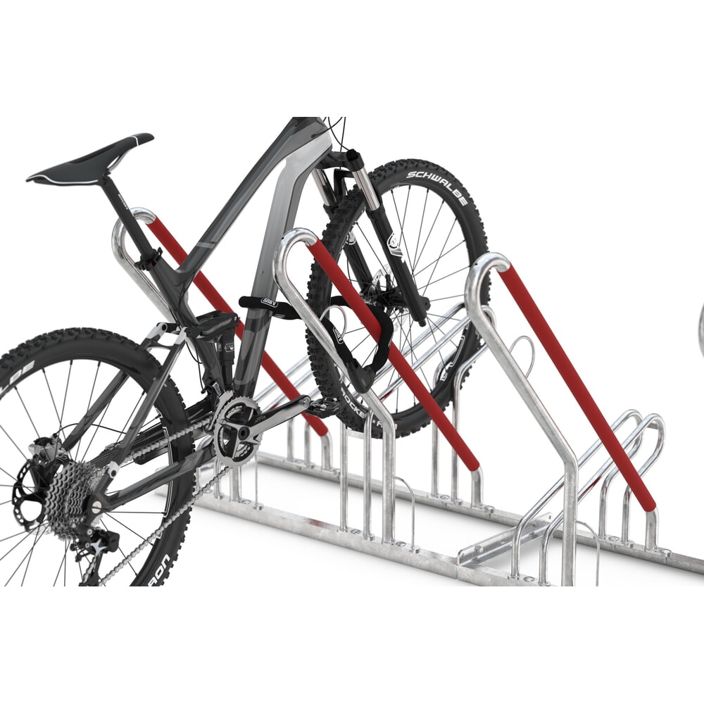 N° de l'image du produit 3 : Parc à vélo, stationnement d’1 côté, 2 emplacements, écart entre les roues 500 mm