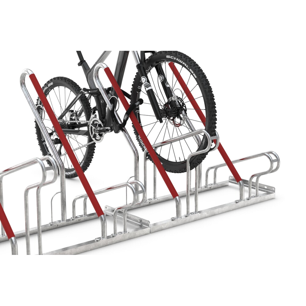 N° de l'image du produit 4 : Parc à vélo, stationnement d’1 côté, 2 emplacements, écart entre les roues 500 mm