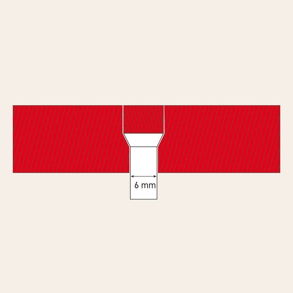 Produktabbildung Nr. 4: Protection contre les chocs pour murs MORAVIA, à monter, H x l 200 x 20 mm, longueur 2 060 mm, granit clair