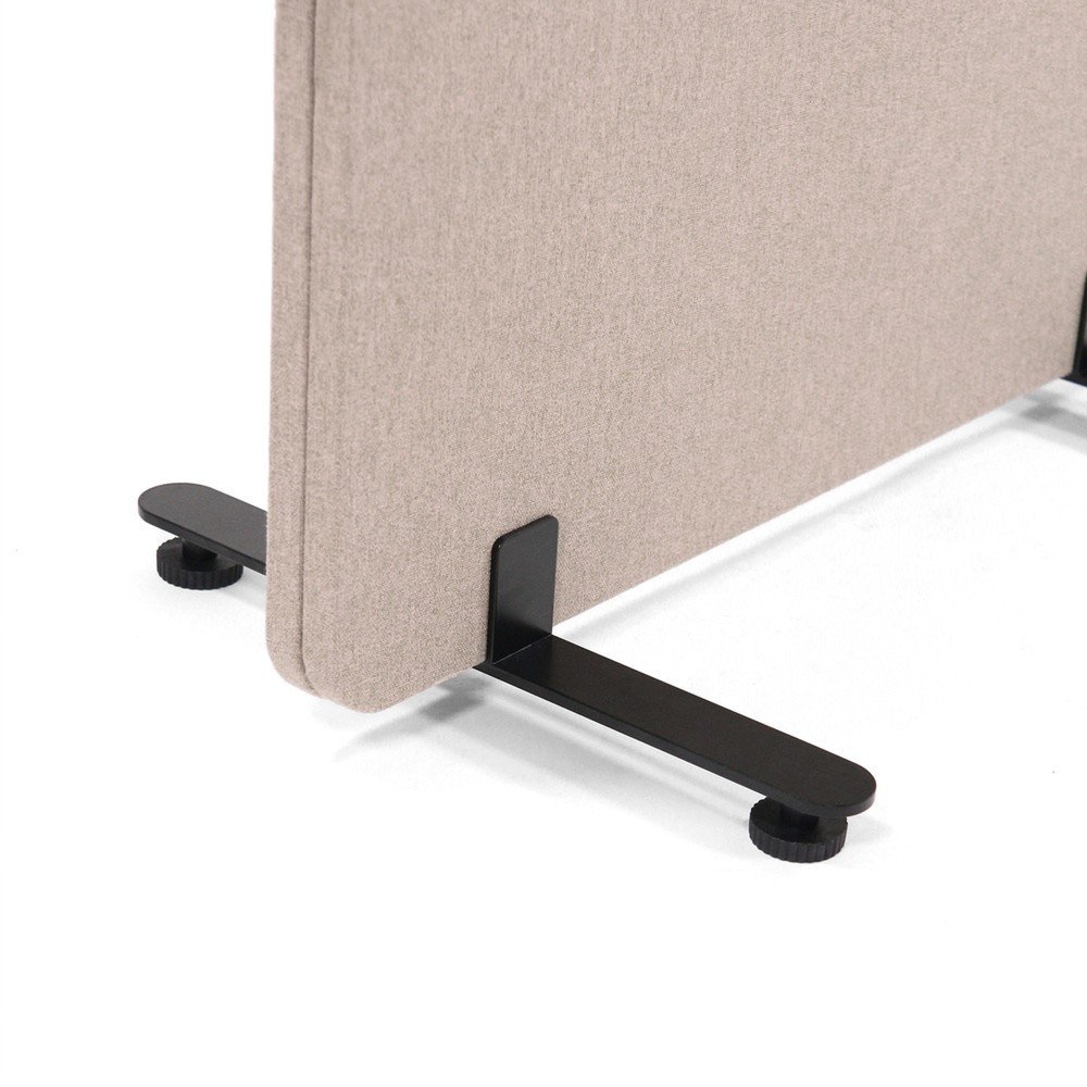 Produktabbildung Nr. 4: Système de parois de séparation mobiles acoustiques hjh OFFICE FLEXMIUT, lot de 2, taupe