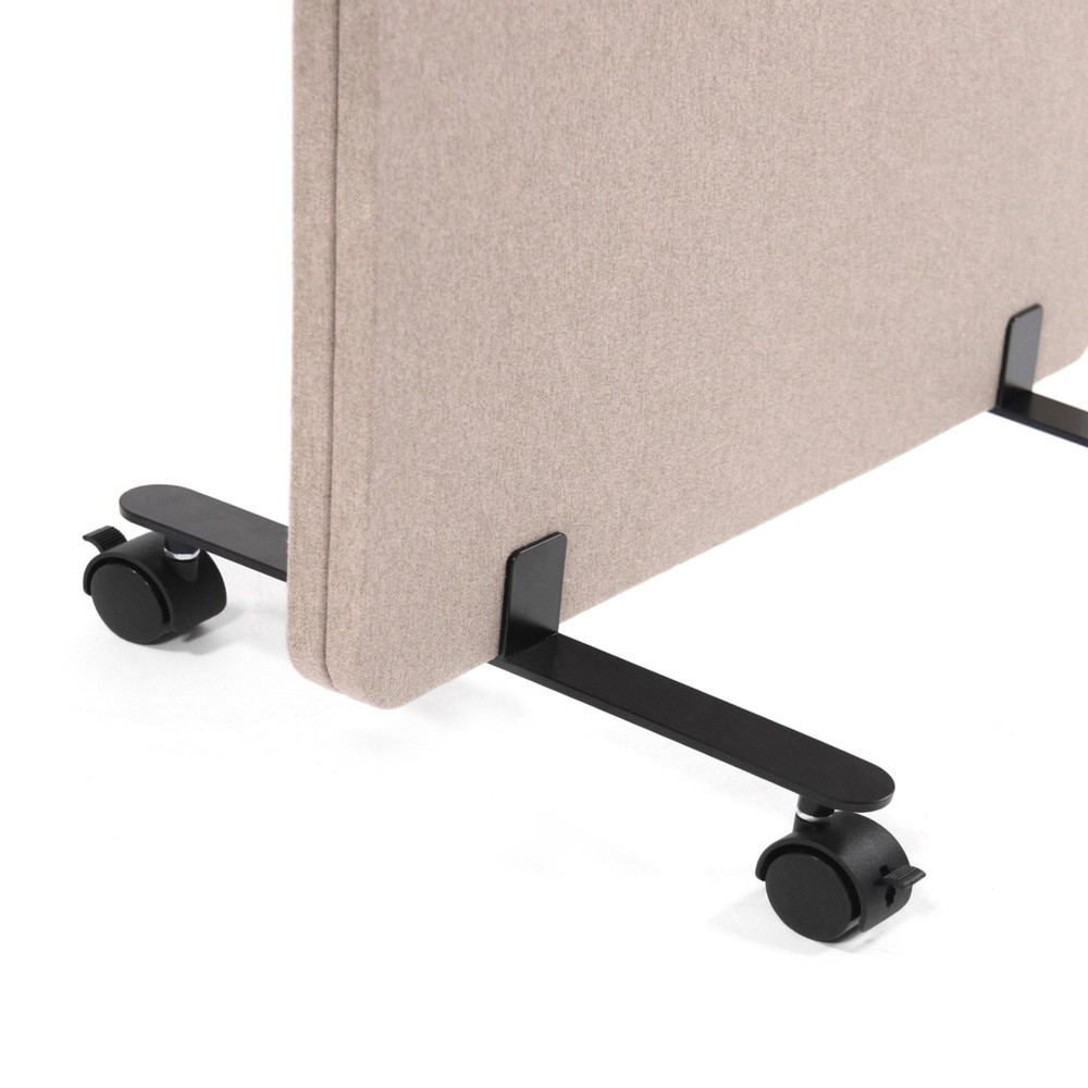 Produktabbildung Nr. 6: Système de parois de séparation mobiles acoustiques hjh OFFICE FLEXMIUT, lot de 2, taupe