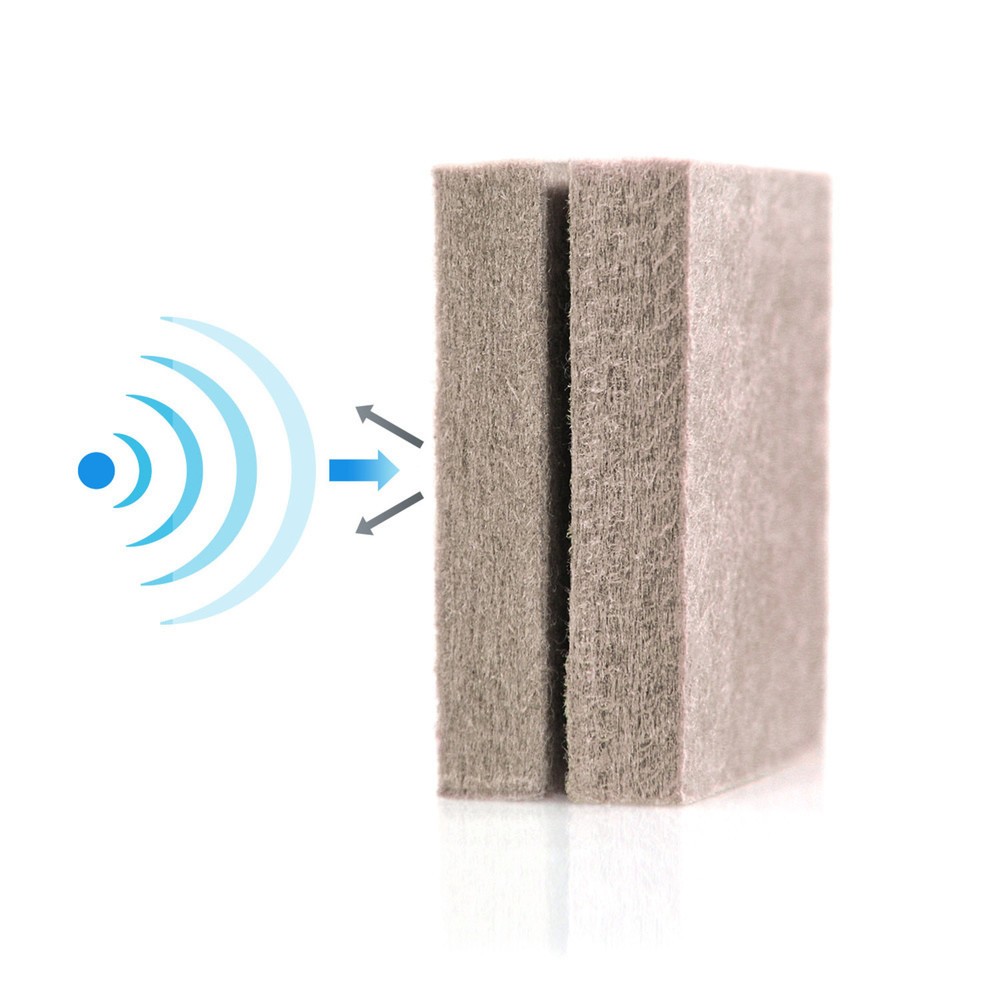 Produktabbildung Nr. 8: Système de parois de séparation mobiles acoustiques hjh OFFICE FLEXMIUT, lot de 2, taupe
