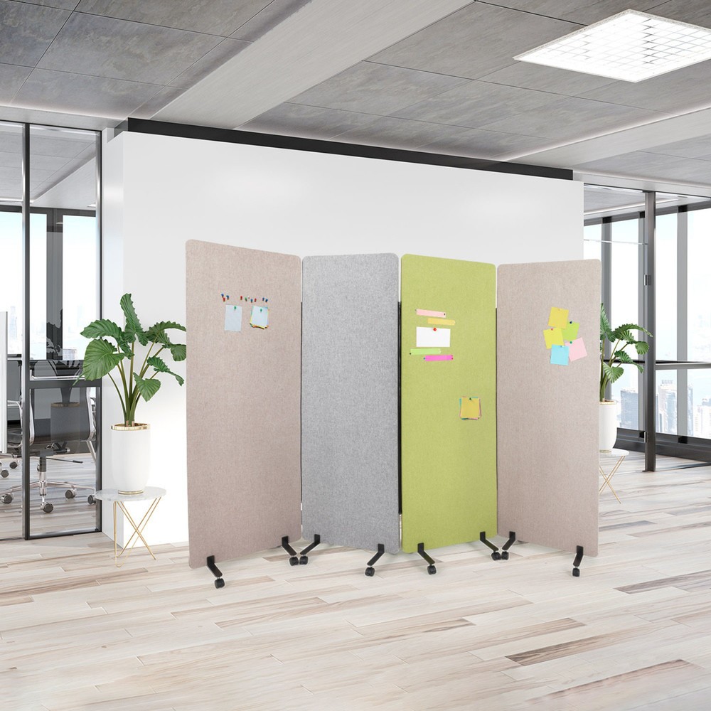 Produktabbildung Nr. 2: Pièce centrale hjh OFFICE pour système de parois de séparation FLEXMIUT, gris foncé