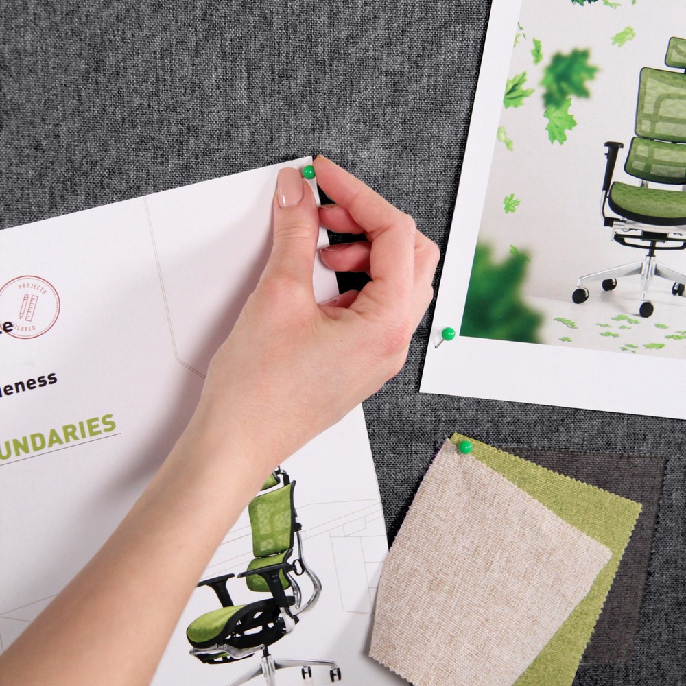 Produktabbildung Nr. 10: Pièce centrale hjh OFFICE pour système de parois de séparation FLEXMIUT, gris foncé