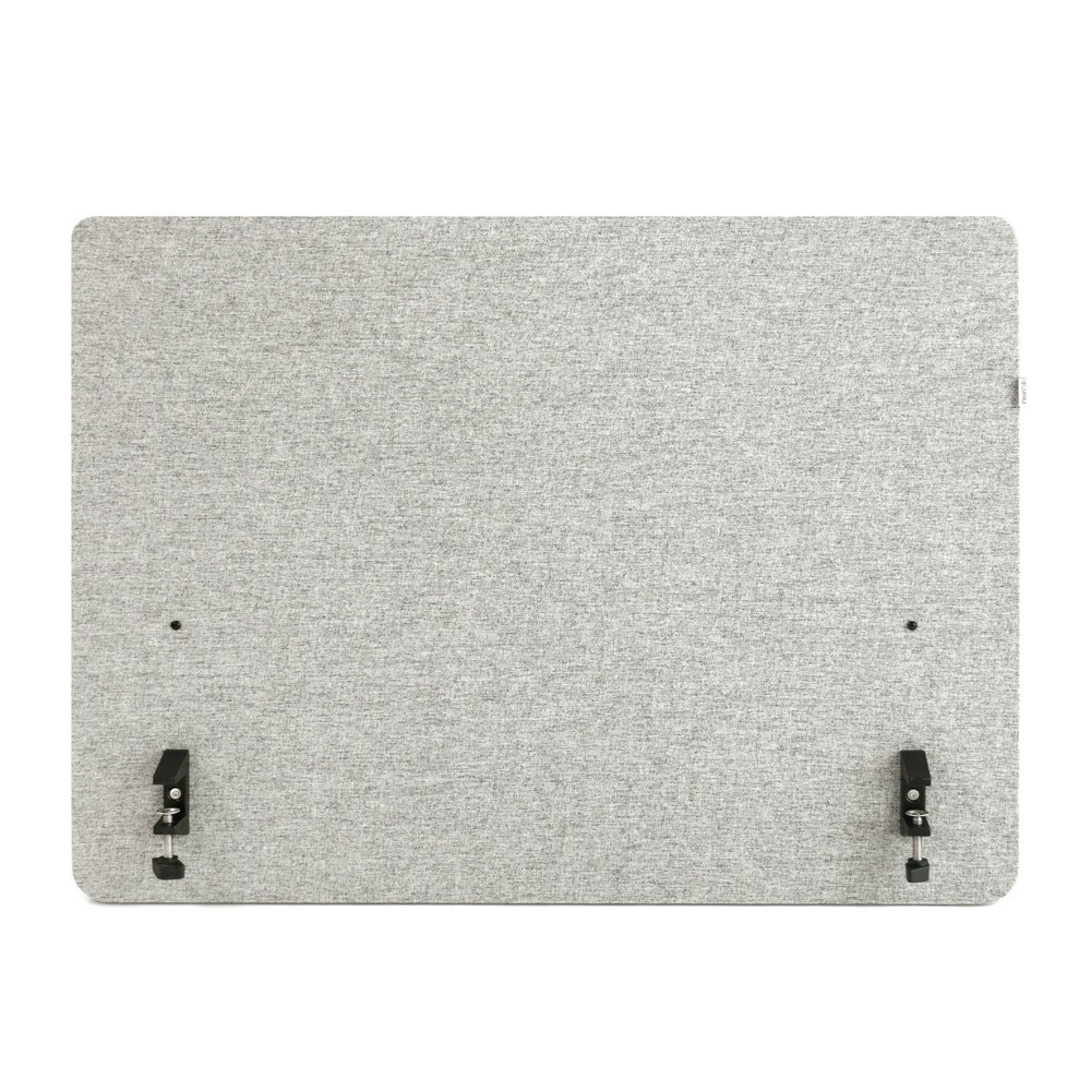 Produktabbildung Nr. 2: Paroi de séparation acoustique de bureau hjh FLEXMIUT D SIDE D 80 cm, gris clair