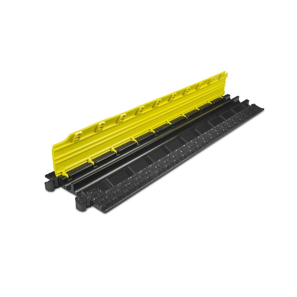 Produktabbildung Nr. 4: Passage de câbles Defender® MICRO 2 by Adam Hall, 2 canaux, noir/jaune