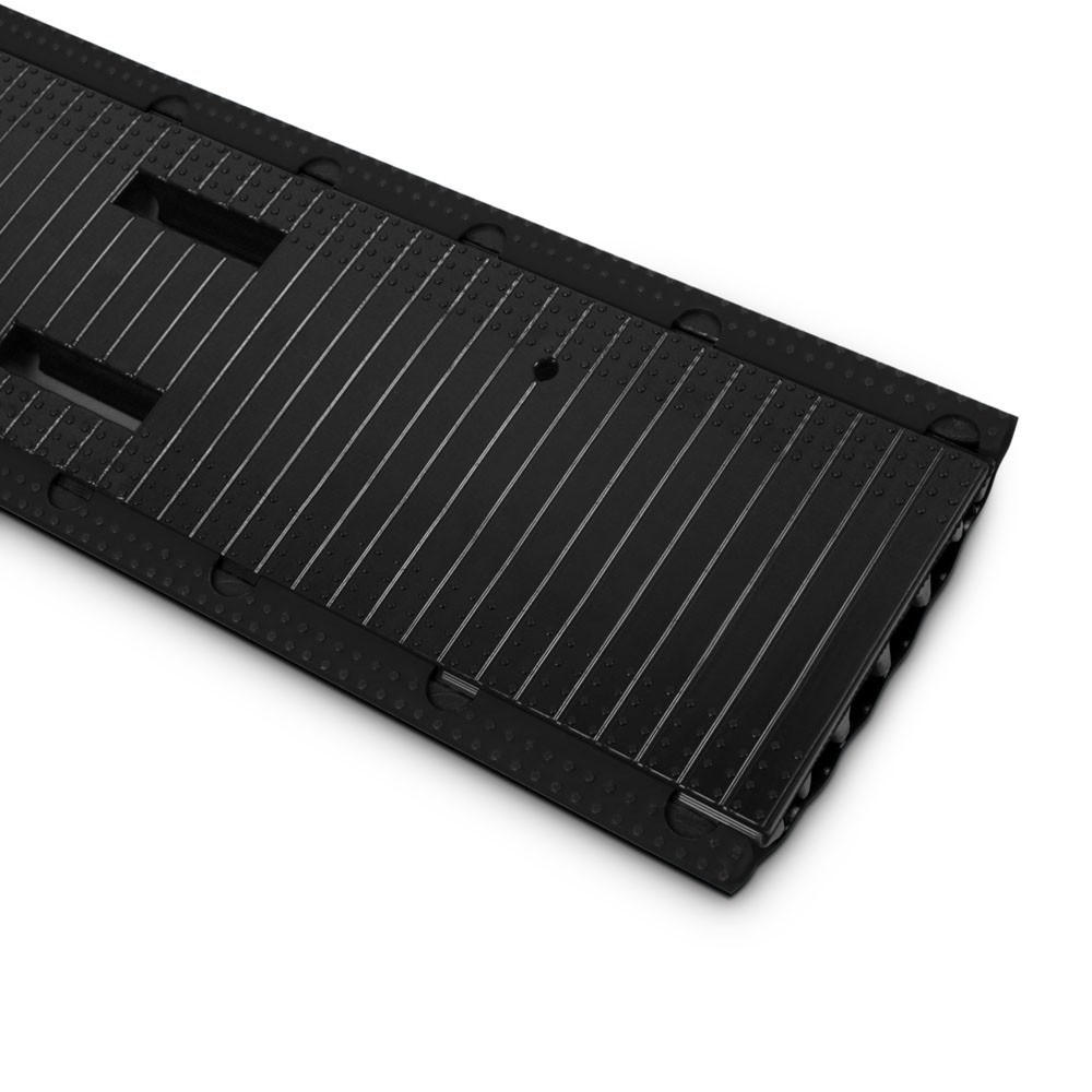 Produktabbildung Nr. 4: Passage de câbles Defender® OFFICE by Adam Hall, 4 canaux, gris