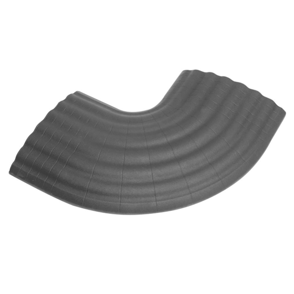 Produktabbildung Nr. 1: Passage de câbles Defender® OFFICE by Adam Hall, incurvation de 90°, 4 canaux, gris