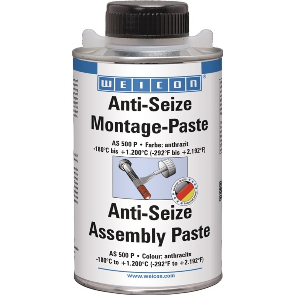 N° de l'image du produit 2 : Boîte à pinceaux antigrippage WEICON 500g anthracite