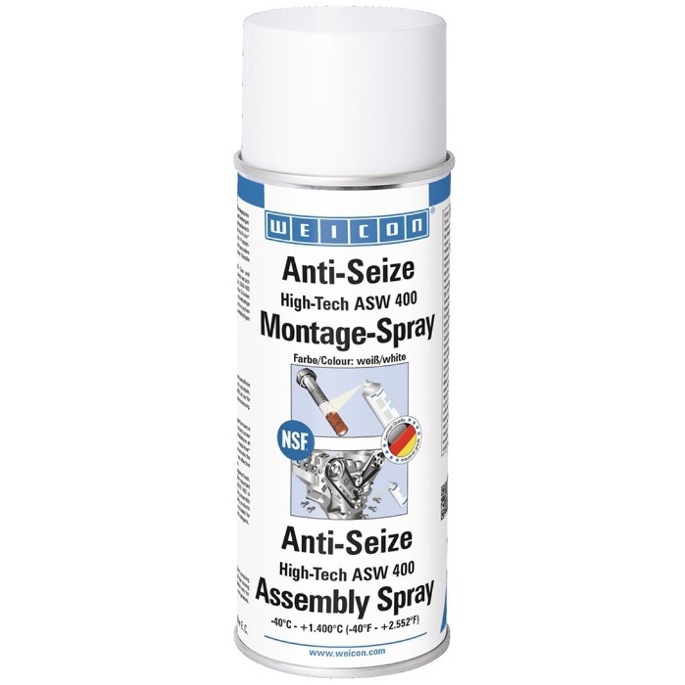 Illustration du produit: Pâte de montage WEICON anti-grippage high-tech 400 ml blanche NSF H1