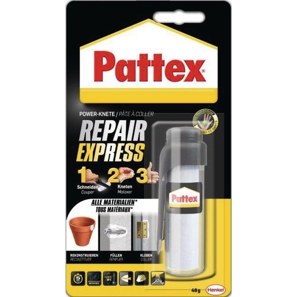 Produktabbildung: PATTEX Powerknete Repair Express weisslich 48g Stick