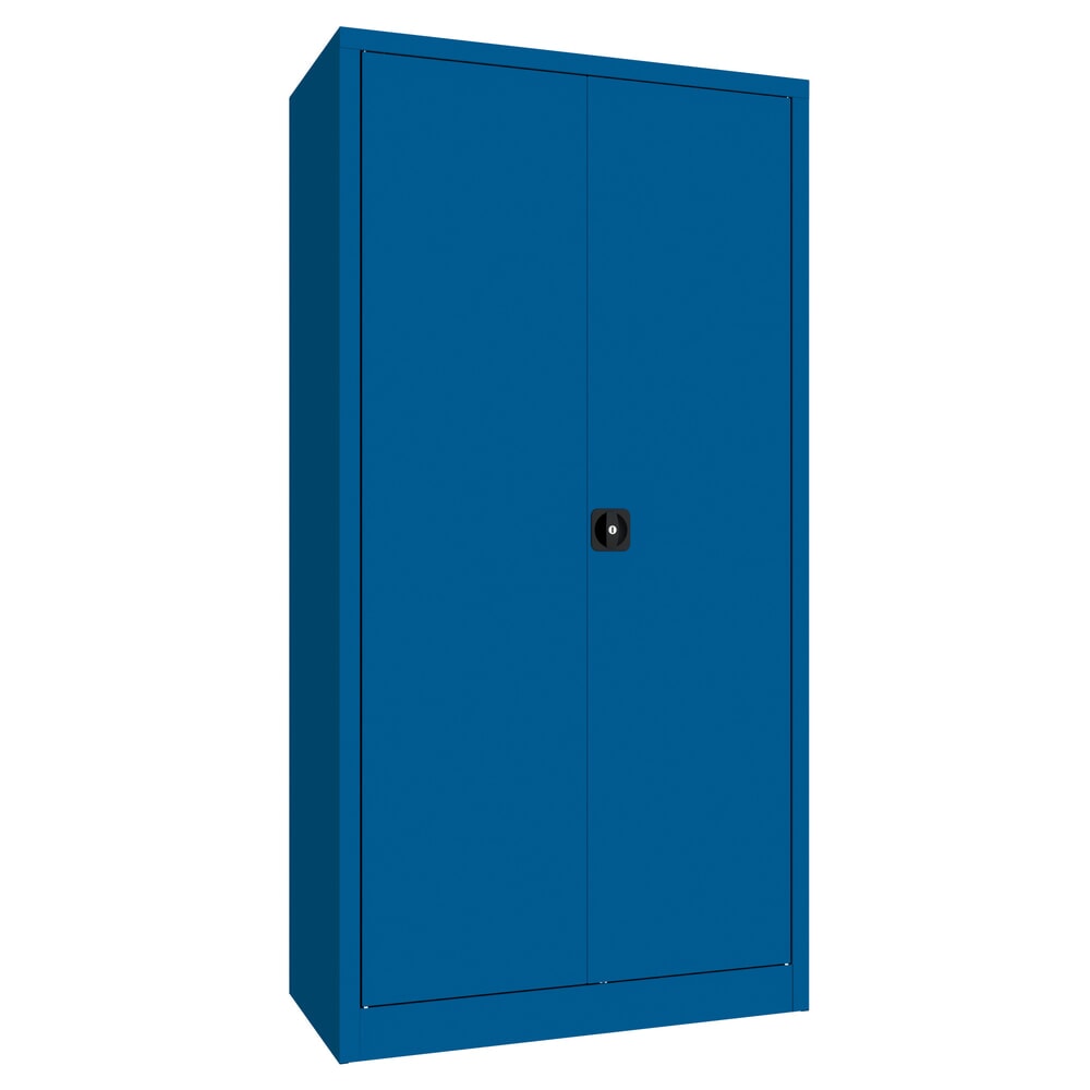 Produktabbildung: PAVOY Grossraum-Flügeltürschrank, 4 Fachböden, HxBxT 1.950 x 1.000 x 500 mm, enzianblau, enzianblau