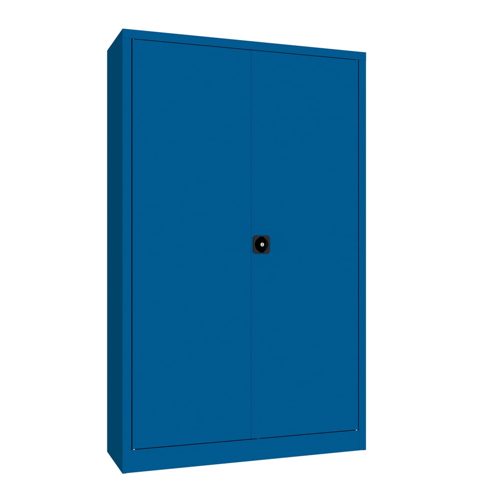 Produktabbildung Nr. 1: PAVOY Grossraum-Flügeltürschrank, 4 Fachböden, HxBxT 1.950 x 1.200 x 400 mm, enzianblau, enzianblau