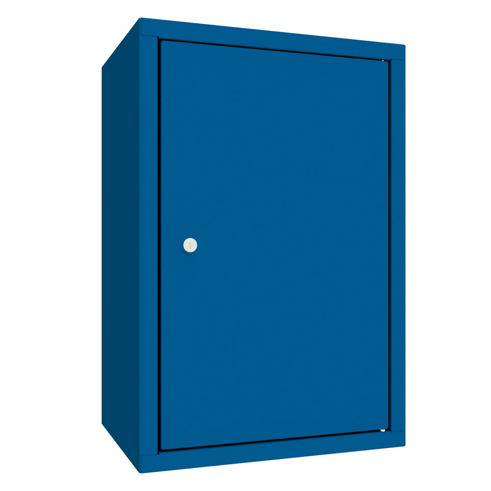 Produktabbildung Nr. 1: PAVOY Hängeschrank, HxBxT 600 x 400 x 300 mm, Lochrückwand, enzianblau, enzianblau
