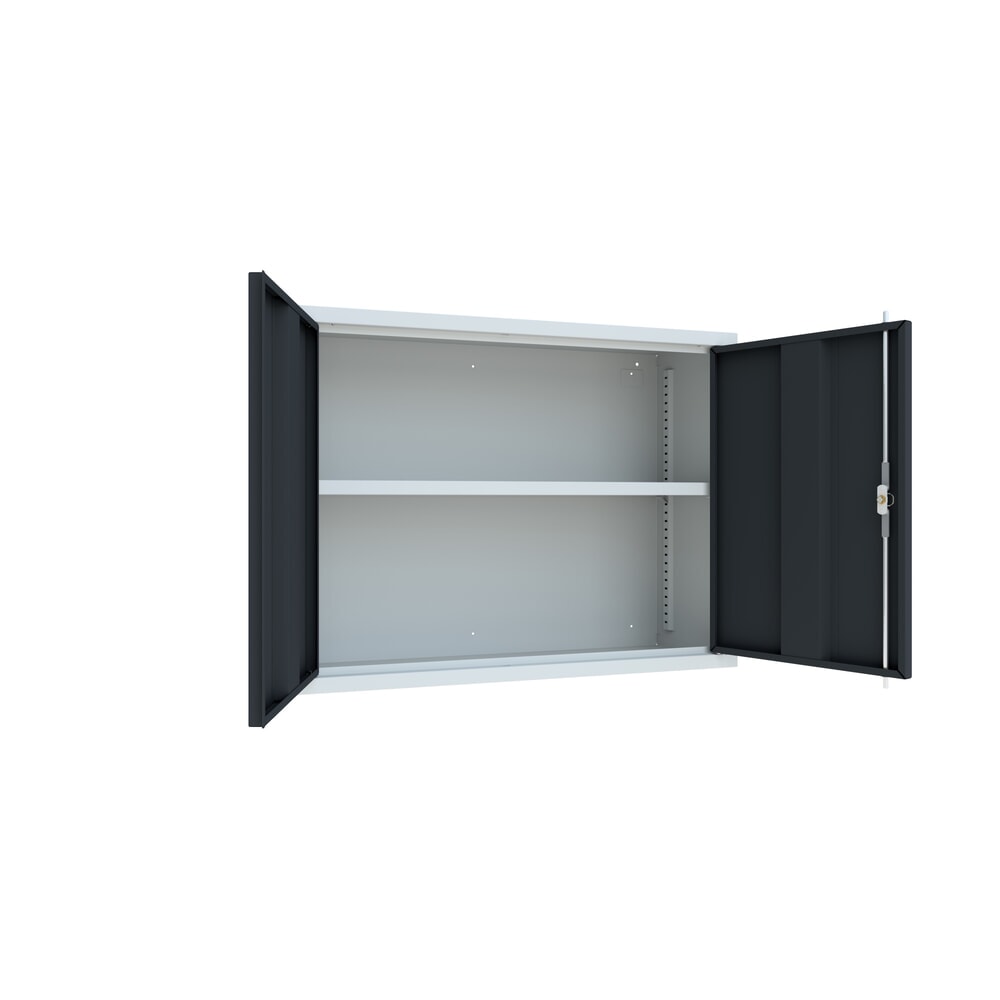 Produktabbildung Nr. 3: PAVOY Hängeschrank, HxBxT 600 x 800 x 300 mm, anthrazitgrau, lichtgrau