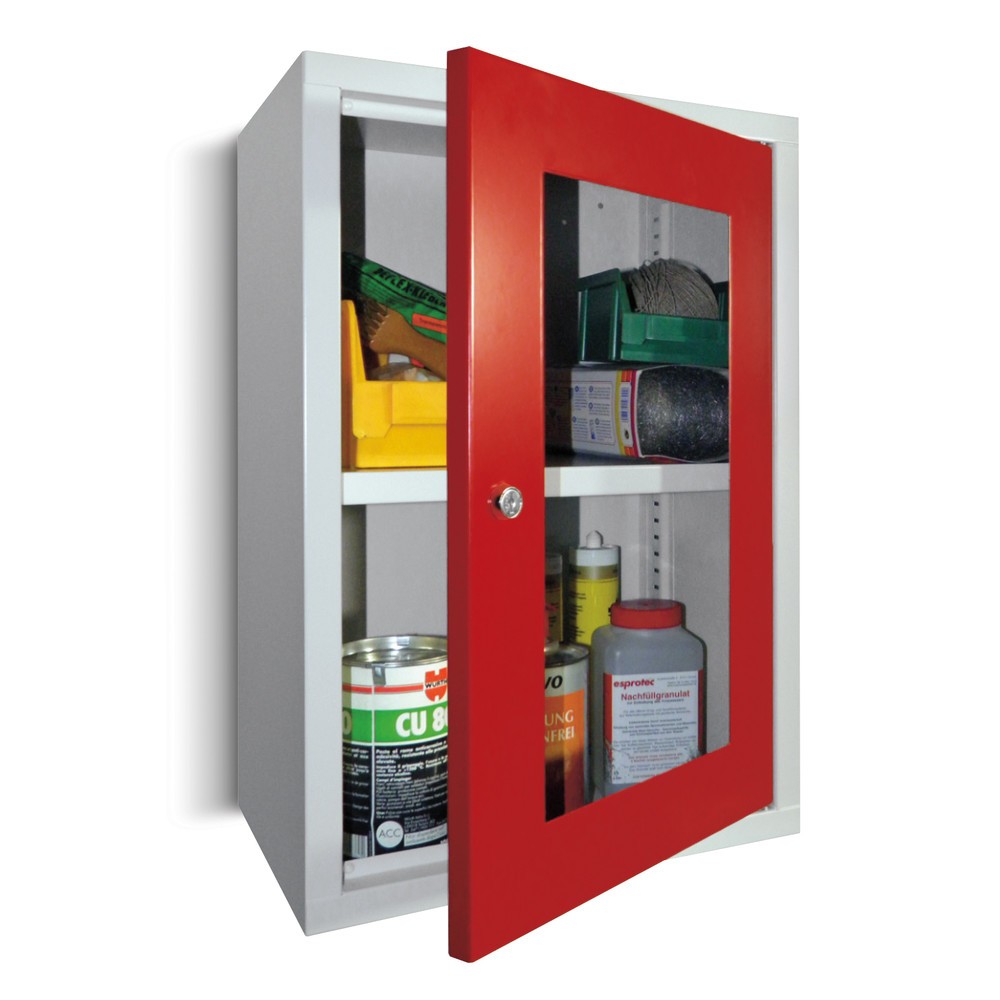 Produktabbildung Nr. 2: PAVOY Hängeschrank mit Sichtfenster, HxBxT 600 x 800 x 300 mm, anthrazitgrau, anthrazitgrau