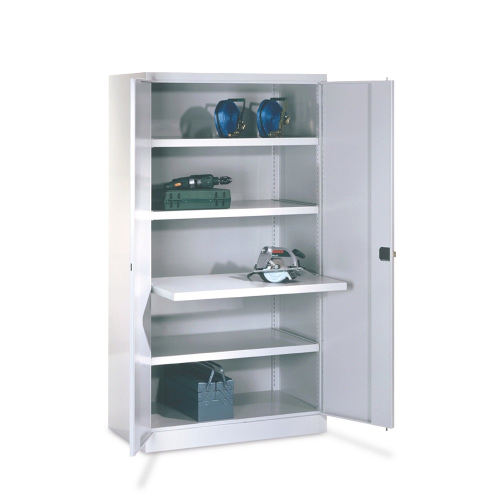 Produktabbildung Nr. 3: PAVOY Schwerlastschrank Premium, 3 Fachböden + Schubladen 3x125 + 1x175 mm, lichtgrau, lichtgrau