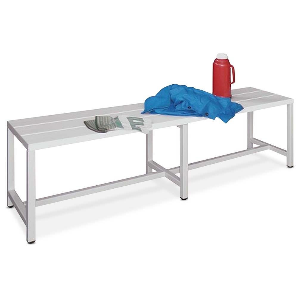 Produktabbildung Nr. 1: PAVOY Umkleidesitzbank, Länge 1.500 mm, ohne Schuhrost, enzianblau