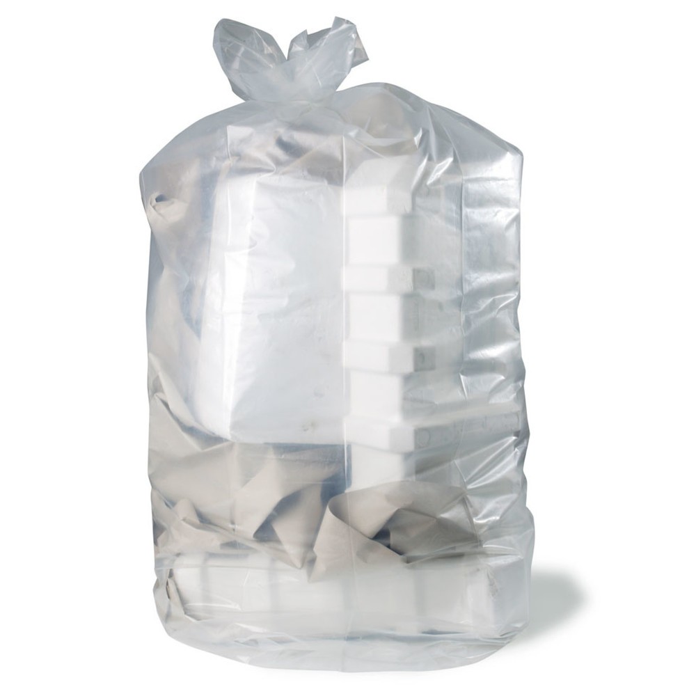 Produktabbildung: PE-Abfallsäcke Premium Maxi, 500 l, 80µ, 50 Stk/VE, transparent
