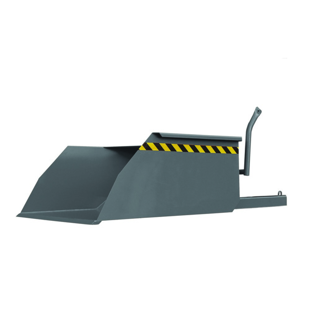 Illustration du produit: Pelle godet Eichinger® avec entrées de fourche fermées pour chariot élévateur, 1 500 kg, 300 litres gris anthracite